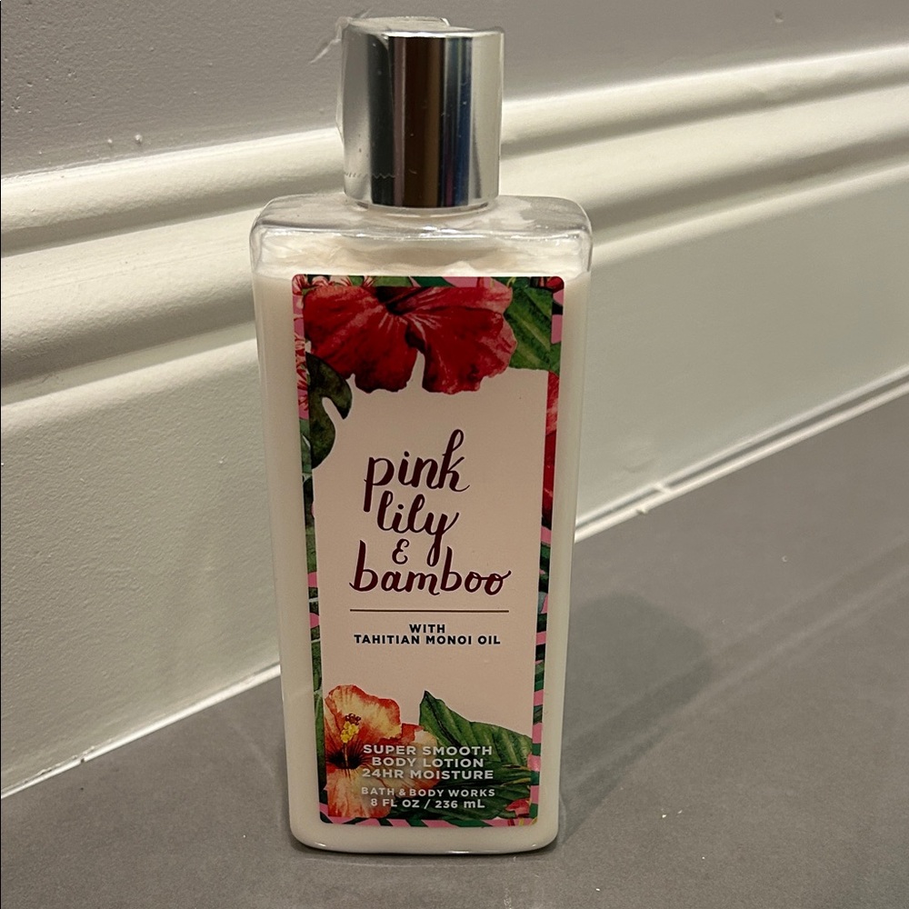 Bath & Body Works Pink Lily & Bamboo Moisturizing Lotion